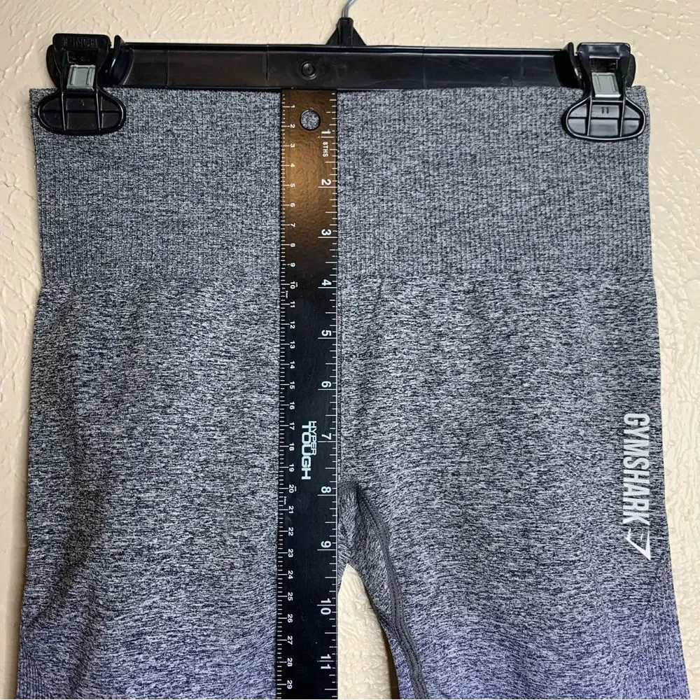 Gymshark‎ seamless ombre high waisted leggings gray blue